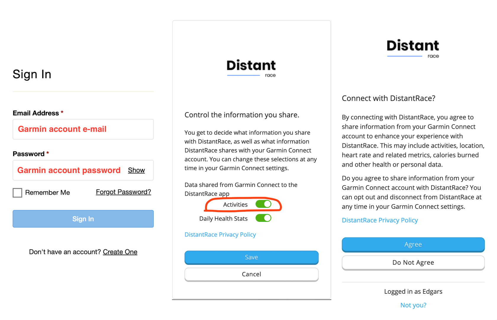 Garmin Connect Flow