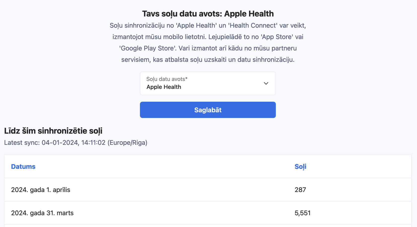Ikdienas soļi distantrace.com